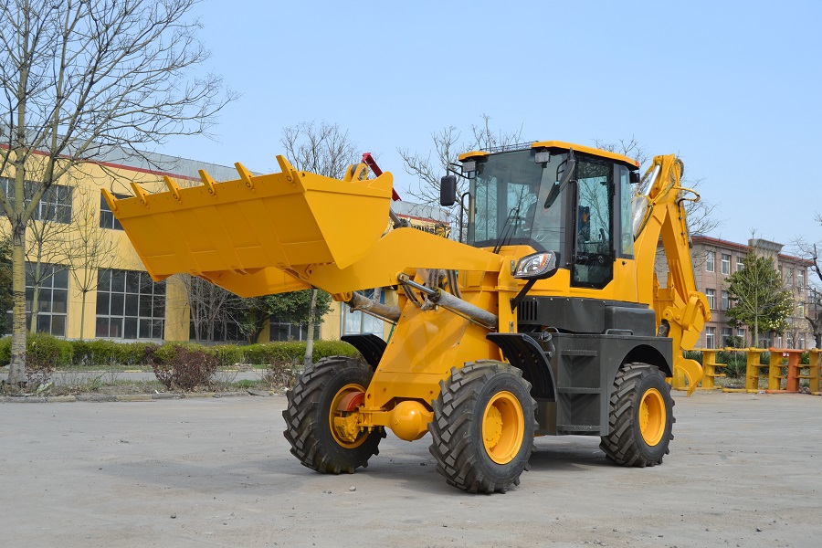 7-ton backhoe loader