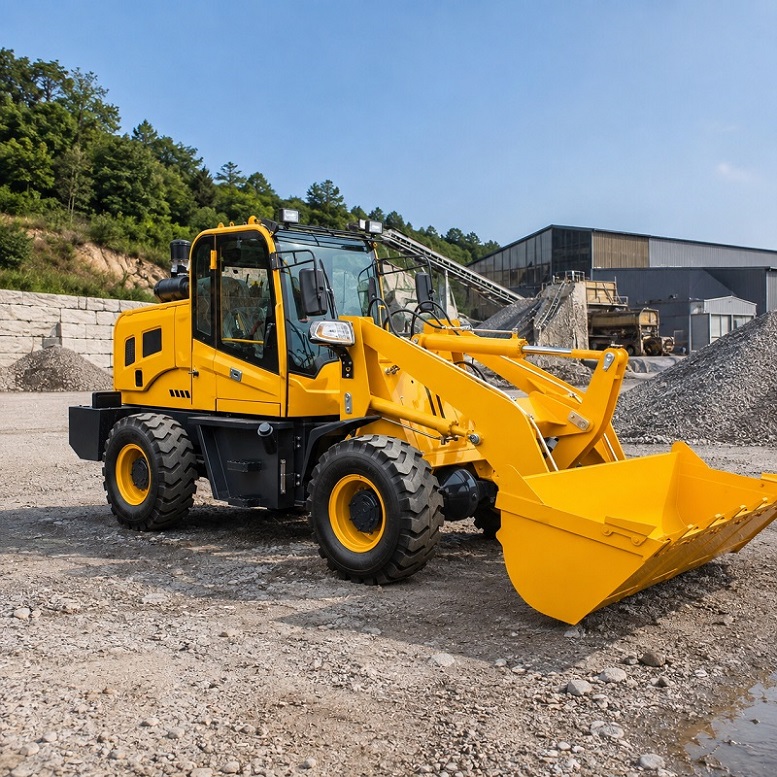 SZ915L Compact Wheel Loader: 1.5-Ton Power in a Low-Profile Design
