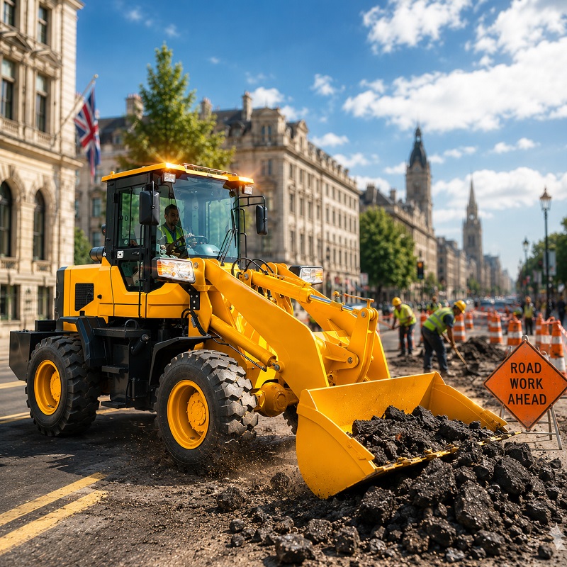 SZ928 2.8 Ton Wheel Loader | 96kW 130hp Heavy-Duty Articulated Front Loader