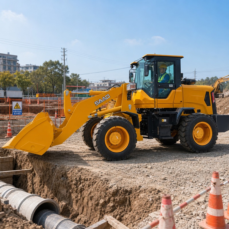 SZ930A 3 Ton Wheel Loader | 96kW 130hp Front End Loader with 1.5m³ Bucket 