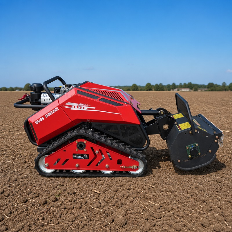 Multifunctional Tracked Remote Control Tiller