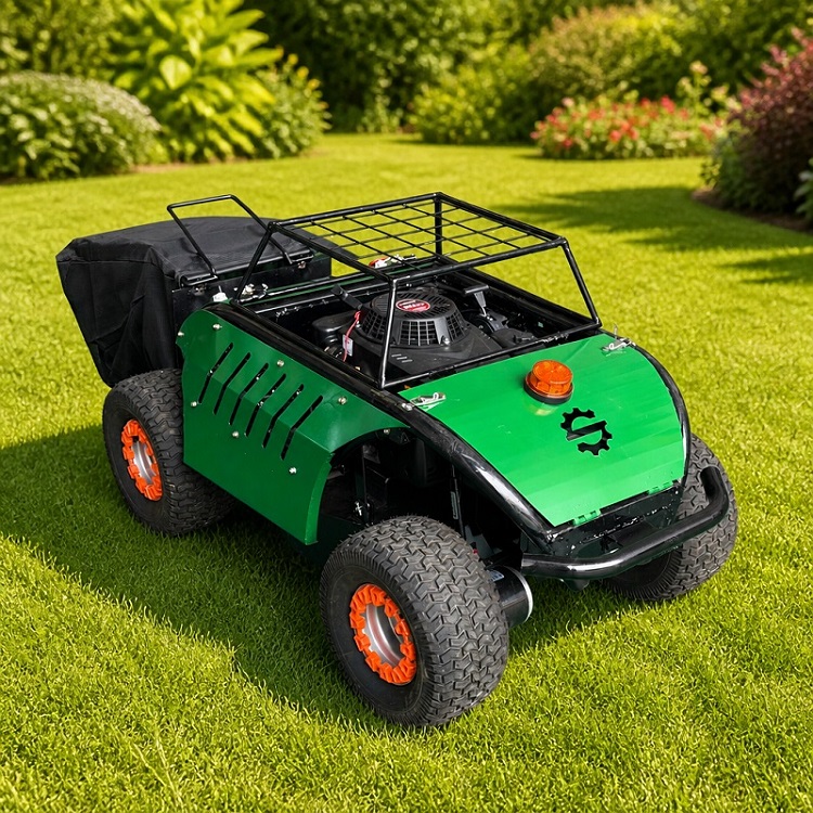 Remote Control Lawn Mower with Grass Collector