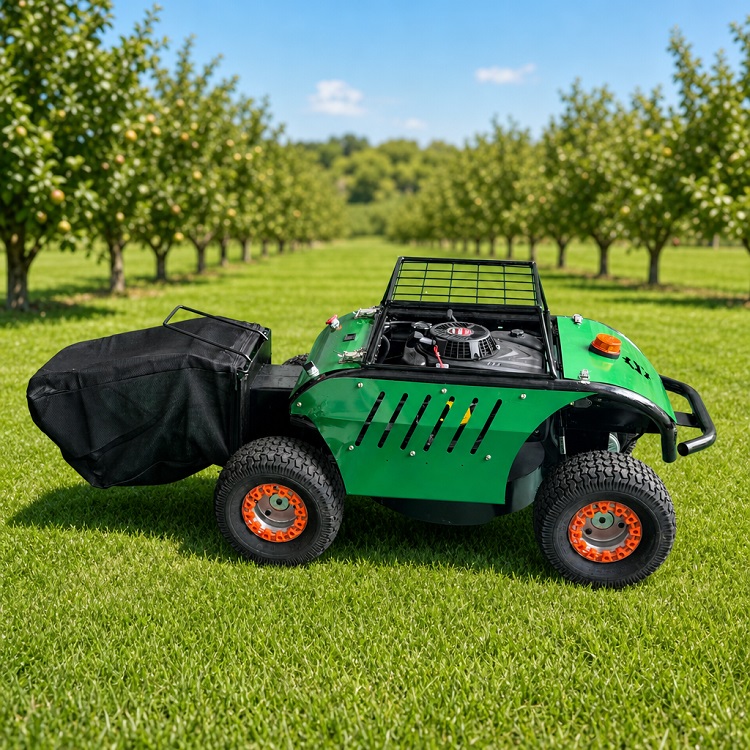 Remote Control Lawn Mower with Grass Collector