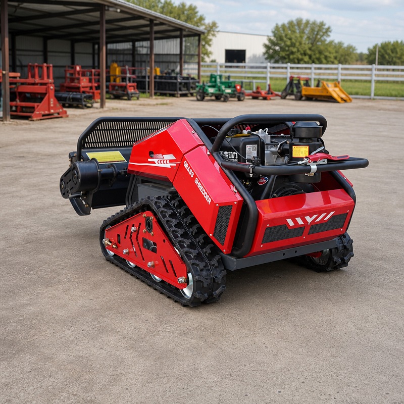 Multifunctional Tracked Remote Control Tiller