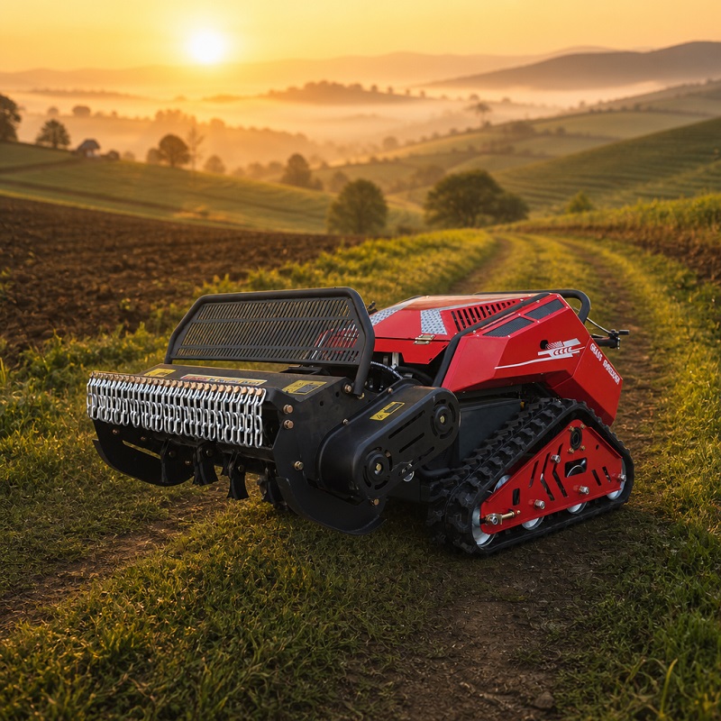 Multifunctional Tracked Remote Control Tiller