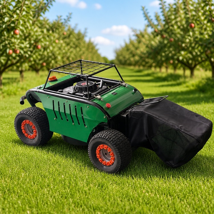 Remote Control Lawn Mower with Grass Collector