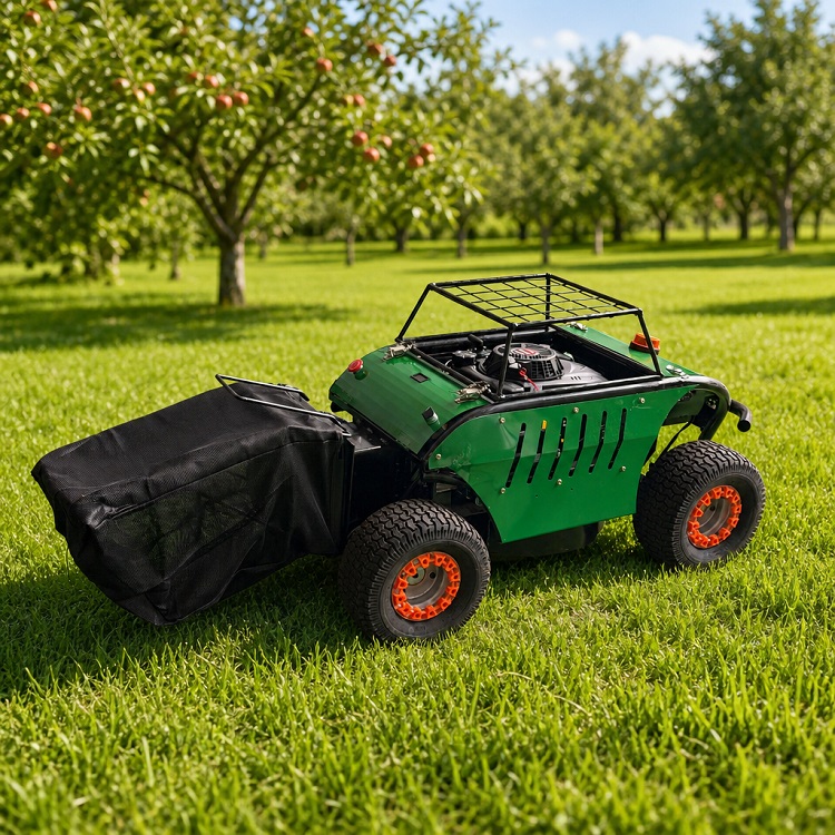 Remote Control Lawn Mower with Grass Collector
