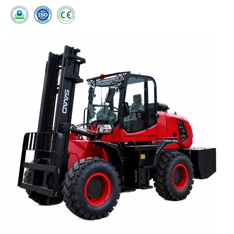 4 Ton 4WD Rough Terrain Forklift | 4 m Lift