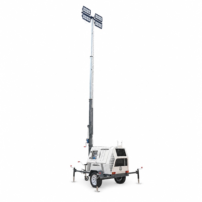 160,000 lm Diesel Mobile LED Light Tower