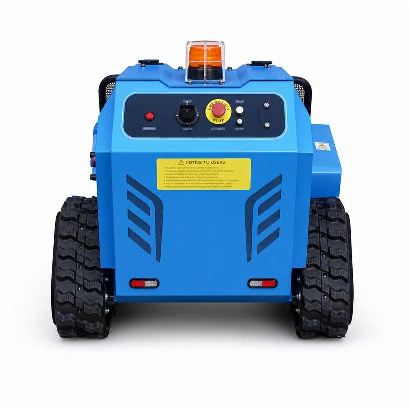 remote-controlled flail mower