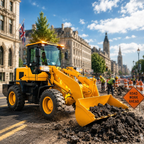 SZ928 2.8 Ton Wheel Loader | 96kW 130hp Heavy-Duty Articulated Front Loader