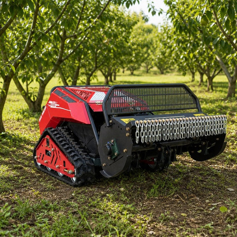 Multifunctional Tracked Remote Control Tiller
