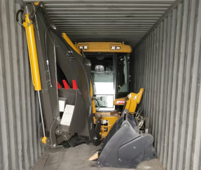 SAAO WZ388 Backhoe Loader in Rural Road Maintenance, Mexico