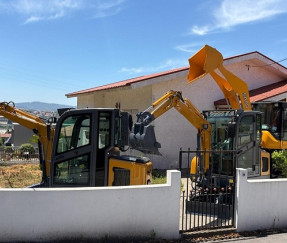 Portugal Customer Case: SAAO Mini Excavator & Wheel Loader for Small Construction Projects